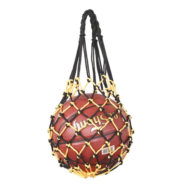 Bolsa de malla portátil para pelotas de baloncesto, voleibol, fútbol, nailon, adecuada para varias bolsas de malla para almacenamiento de bolas