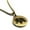 Gold, variant on Stainless Steel Elephant Good Luck Charm Round Medallion Pendant Necklace