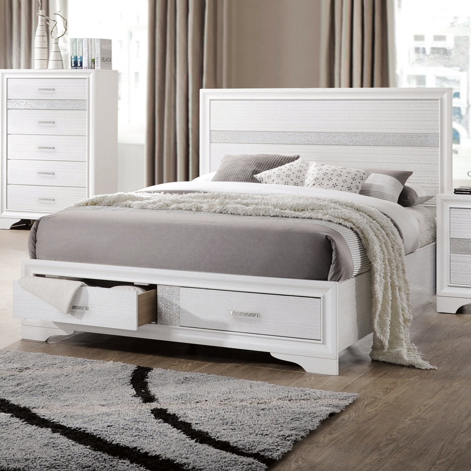 Coaster Furniture Miranda Storage Bed Walmart Com
