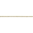 thumbnail image 3 of Solid 10k Yellow Gold 1.10mm Singapore Chain Bracelet 7", 3 of 5
