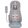 Naipo 6 Nodes Back & Neck Shiatsu Massage Cushion Pad with Heat, Height Adjustable Kneading Rolling Massage Chair Pad for Upper Lower Back, Neck, Shoulders, Waist Massager, Home Office Use