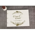 thumbnail image 4 of Darling Souvenir Personalized Engraved Laser Cut Wedding Guest Book Wooden Cover Sign-in Book Registry Guestbook Scrapbook-PX, 4 of 7