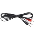 thumbnail image 1 of Audio Cable Speaker Line 3.5mm To For  Cord 3.5mm To For  Cable 3.5mm Stereo Audio Male Interface To 2 For  Female Cable Plug Male To For  Female Adapter, 1 of 8