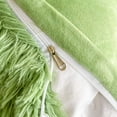 thumbnail image 4 of Sanmadrola Bedding Comforter Sets Bed in a Bag Queen Size Shaggy Plush Faux Fur Fluffy Bedding Sets Duvet Cover Soft Velvet Fuzzy Quilt Cover with 2 Pillow Cover Green, 4 of 5