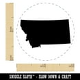 thumbnail image 2 of Montana State Silhouette Self-Inking Rubber Stamp Ink Stamper - UV Ink - Mini 1/2 Inch, 2 of 7
