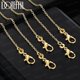 thumbnail image 1 of CJie-collar b谩sico de oro de 18K con cadena O, 18-30 pulgadas, 10/5/1 Uds., elecci贸n para mujer, hombre, boda, compromiso, joyer铆a de moda, 1 of 2