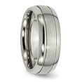 thumbnail image 4 of Titanium 8mm Wedding Band Ring Man  For Dad Mens  For Him, 4 of 10