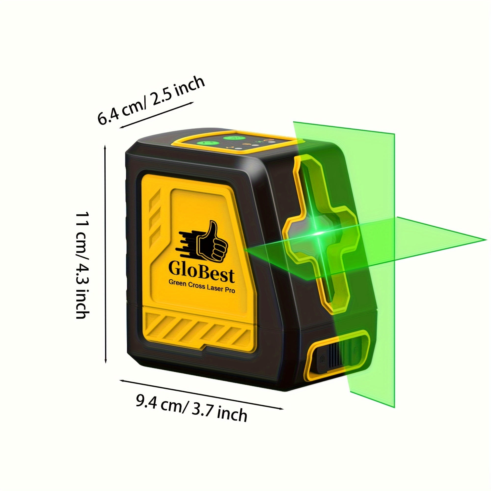 Laser Level with Tripod, Self Leveling Cross Line Lasers, Green Beam Leveler Tool, with Self-leveling, Manual, Pulse Mode, Lazer Level with 360 Degree Magnetic Base and Battery