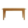thumbnail image 3 of Barton Natural Eucalyptus Wood Outdoor Dining Table, 3 of 7