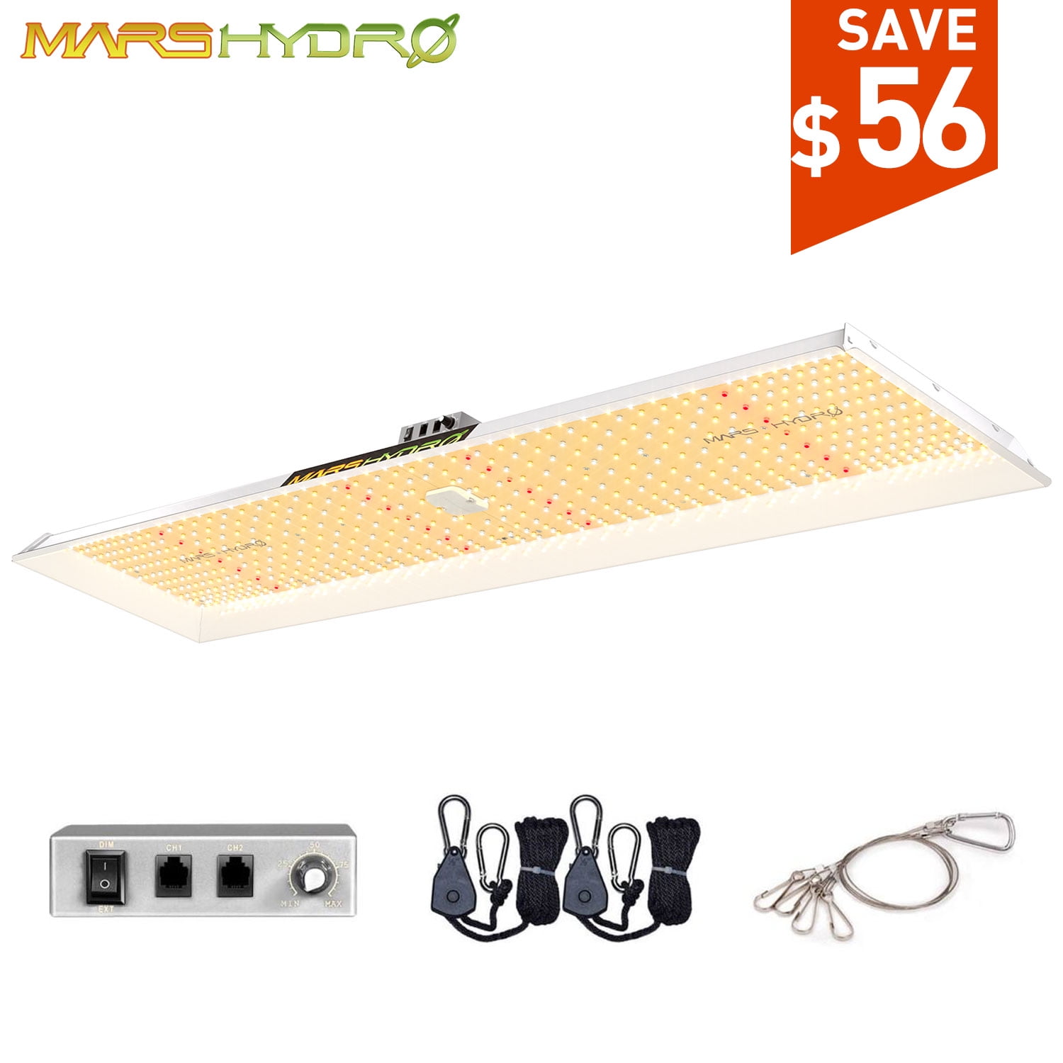 Mars Hydro TSL 2000W Led Grow Light Hydroponics Indoor Plants Grow Veg Flower 