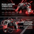 thumbnail image 5 of Rotacess Wireless Controller for P5 Controller, with Dual Vibration/Motion Sensor/Screenshot/3.5mm Audio Jack, Compatible with PS5/Pro/Slim Console, 5 of 8