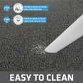 thumbnail image 6 of Drymate Jumbo Plush Cat Litter Trapping Mat, Contains Mess from Box for Cleaner Floors, Urine-Proof, Soft on Kitty Paws -Absorbent/Waterproof- Machine Washable, Durable (30"x45")(Charcoal Grey), 6 of 8
