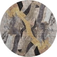 thumbnail image 2 of Addison Rugs Mayfield Premium Machine Washable Transitional Abstract Taupe Round Rug, 8' x 8', 2 of 6