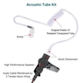 thumbnail image 2 of Earpiece Acoustic Tube Radio Ear Piece Two Way Headset With Mic Apx6000 Apx4000 Apx7000, 2 of 5