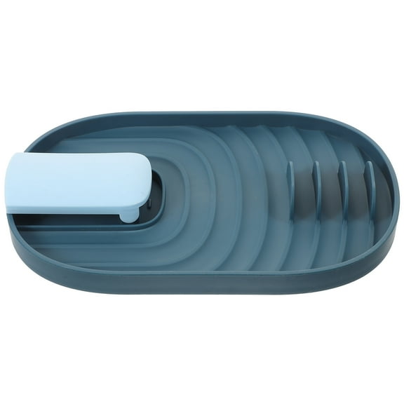 Zehuanyu Spoon Rest with Pot Lid Holder for Stove Top Spoon Holder Spatula Holder for Kitchen Counter