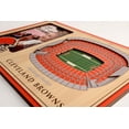thumbnail image 1 of YouTheFan NFL Cleveland Browns Cadre Photo 3D de Vue de Stade, 1 of 5