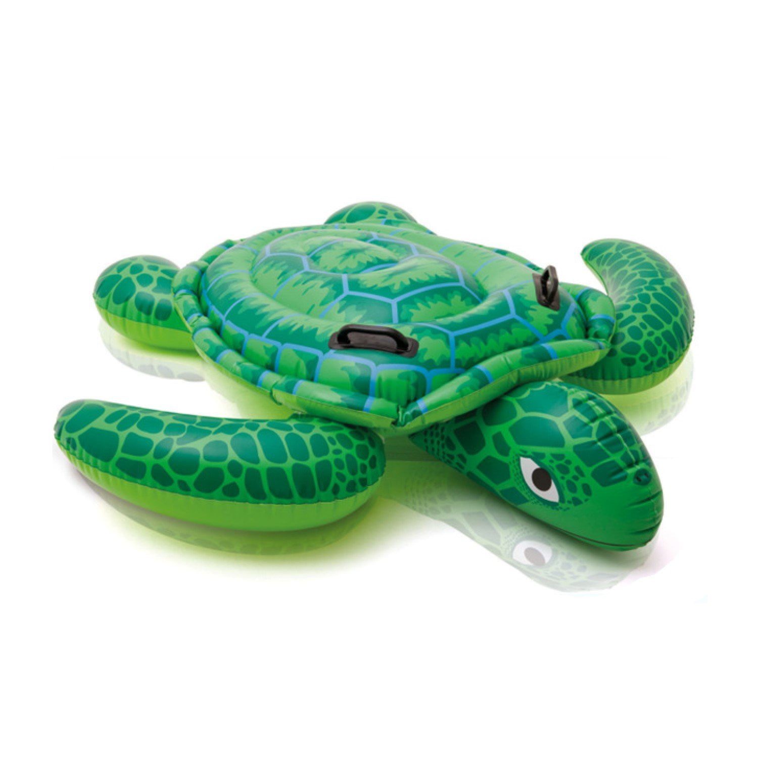 Inflatable Turtle Pool Rideon Floating Water Swim Toys for Kids 59" x