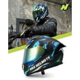 thumbnail image 3 of HAX Obsidian Full Face Dual Visor Adult Motorcycle Helmet for Motorbike Street Bike with Pinlock Ready DOT Approved, 3 of 8