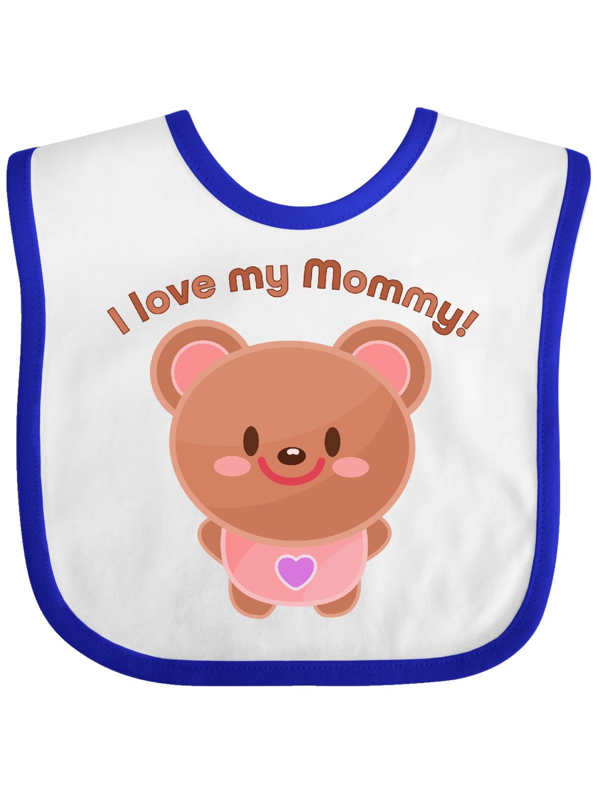 I Love My Mommy cute baby bear Baby Bib