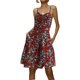 thumbnail image 1 of Txlixc Vestido sin mangas con botones y cuello en V de verano para mujer Txlixc Sexy, 1 of 9
