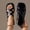 Black, variant on Womens Flat Sandals, Slingback Low Heels Square Toe Summer Fashion Casual Bohe Shoes Brown US7