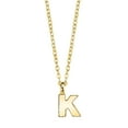 thumbnail image 3 of 1928 Jewelry Women's 14K Gold Dipped Minimalist Initial K Dainty Pendant Necklace, 20", 3 of 4