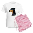 thumbnail image 6 of CafePress - Doberman Women's Light Pajamas - Women's Short Sleeve Print T-Shirt and Pants Light Cotton Pajama Set, 6 of 7