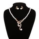 thumbnail image 2 of Collar para mujer, Joyas para mujer, Joyas para mujer Collar de estrella de dos colores Colgante de estrella Joyería de moda una toalla, 2 of 4