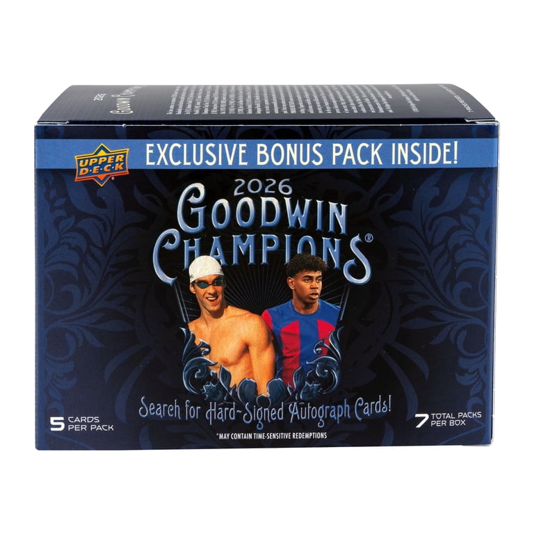 2026 Upper Deck Goodwin Champions Trading Card Blaster Box