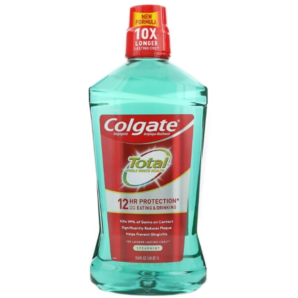 6 Pack - Colgate Total Advanced Pro-Shield Mouthwash, Spearmint 33.8 oz ...