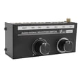 thumbnail image 1 of 6 In 1 Output Sound Switcher, Volume Control 6 Way Sound Switcher  for Cell Phone CD Player Decoder, 1 of 7
