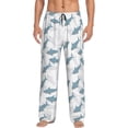 thumbnail image 1 of Balery Cute Shark Pantalones de pijama para hombre, pijama ultraligero, pantalón de descanso-Large, 1 of 6