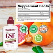 NutriBiotic Grapefruit Seed Extract, GSE Liquid Concentrate, 2 Fl Oz