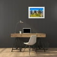 thumbnail image 3 of Perry, William 24x17 White Modern Wood Framed Museum Art Print Titled - Modern and old buildings overview Vitacura Highway Mountains-Santiago-Chile, 3 of 4