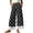 Black plus size wide leg pants a2, variant on Bzdzmqm Women Plus Size Wide Leg Striped High Waisted Flowy Casual Lounge Pants Summer Beach Vacation Cropped Trousers Fashion Clothes, Dark Blue M
