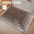 thumbnail image 2 of PABUBE Vintage Indoor Doormat Washable, Boho Entry Rug for Front Door - Low Profile Retro Welcome Mat for Inside Non Slip Entryway Rug 35"x59", 2 of 11