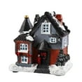 thumbnail image 2 of Christmas Village LED Lighted Houses with Figurines, Indoor Room Decor Collectible Buildings (Requires 3 AAA Batteries),B, 2 of 6
