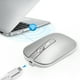 thumbnail image 5 of Ratón inalámbrico 2.4G Ergonómico 1600 DPI Alta resolución Carga USB Accesorios para computadora Plata, 5 of 13