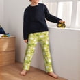 thumbnail image 5 of Xecao Easter Bunny Print Teenagers' Pajama Pants Long Sleep Pants Soft Elastic Waist Pajama Bottoms Elastic waist with 2 Pockets 5-16 Years-XS(5-6), 5 of 6