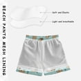 thumbnail image 5 of Kids' Beach Pants Comfortable Swim Trunks Cute Otter Pattern Shorts for Pool Vacation and Lounge Wear X-Large, 5 of 8
