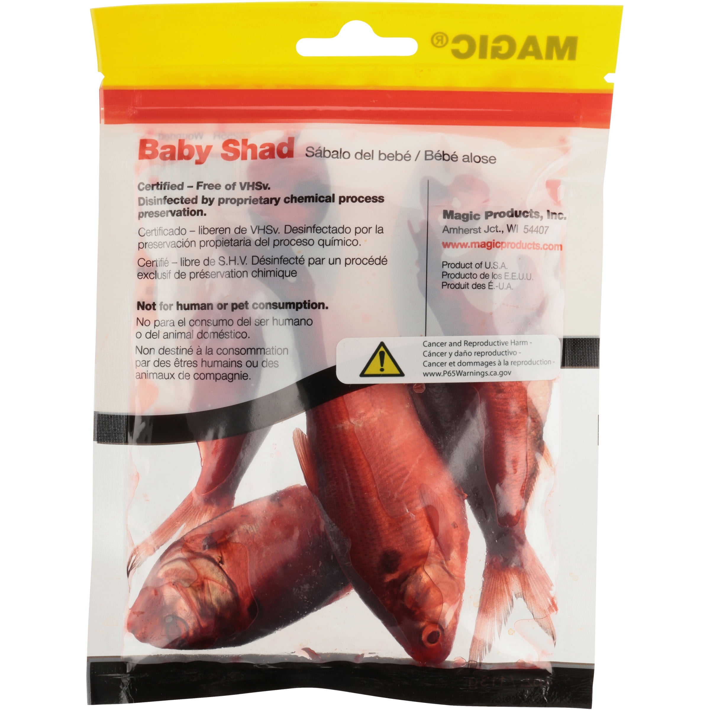 Magic Wounded Baby Shad Bait 4 Oz Bag Walmart Com