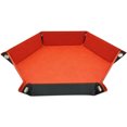 thumbnail image 1 of pitrice Square/Hexagonal Tray Bar Nightclub Game Board Folding PU Leather Plate Desktop Storage Box, 1 of 8