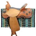 thumbnail image 2 of Tahoe Tack 34"" x 38"" Reya New Zealand Wool Western Show Saddle Blanket Pad, 2 of 4