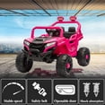 thumbnail image 3 of ThunderBolt 12V Kids Ride on Car, Electric Off-Road UTV Truck for Kids with Upgraded Battery for 2H, 2.4G Remote Control, Anti-Collision Bar, grippy tires,4-Wheel Suspension Ride on Car Kid UTV, 3 of 21