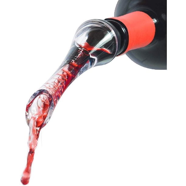 Red Wine Aerator Pour Spout Bottle Stopper Decanter Pourer Aerating Portable YW
