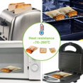 thumbnail image 4 of Sac à Grille-Pain, Sacs à Sandwich Réutilisables, Approuvés par la FDA, Résistants à la Chaleur, Antiadhésifs, 3 Tailles Différentes, 6 Pcs, 4 of 4