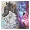 thumbnail image 1 of Cuadros Decorativos 5D DIY Diamante Pintura Full Square Drill Lobos Rhinestone Art Craft Home Decor JShteea Nuevos Originales, 1 of 8