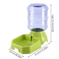 thumbnail image 3 of 3.8L Plastic Pet Water Dispenser Automatic Cat And Dog Drinking With Food Bowl Perfect For Hydration And Feeding, 3 of 6