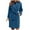 Blue, variant on Lindreshi Winter Coats for Women Clearance Medium Womens and Winter Lapel Woolen Cloth Coat Trench Jacket Long Overcoat Outwear