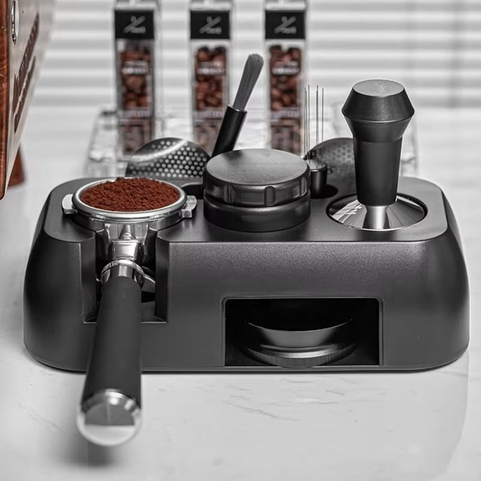Stazione di Pressatura per Caffè Espresso Scatola Organizer per Caffè